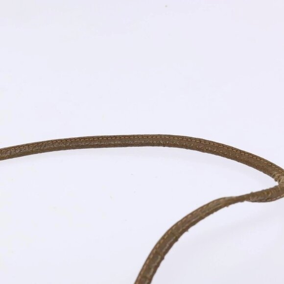 GUCCI GG Supreme Web Sherry Line Bag PVC Beige Gold 98 02 047 Auth fm4861 - Picture 9 of 16